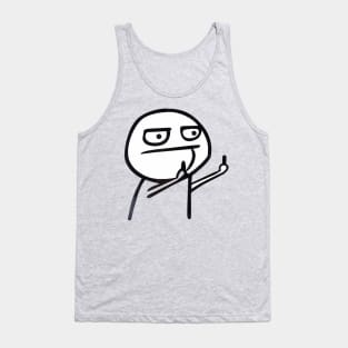 Middle Finger Guy Tank Top